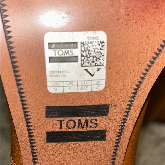 Toms Tan Leather Ankle Boots - Picture 3 of 7